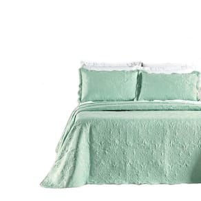Kit Cobre Leito Colcha Adventure King Dupla Face - Verde