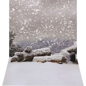Fundo Fotográfico Newborn Em Tecido Neve 2,20X1,50