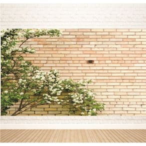 Fundo Fotográfico Em Tecido Muro Com Árvores 2,60X1,50