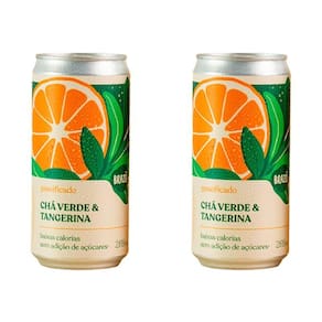 Kit 2X: Chá Verde Com Tangerina Gaseificado Brazô 269Ml