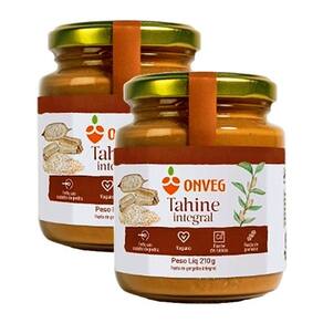 Kit 2X: Tahine Integral Creme De Gergelim Onveg 210G