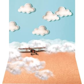 Fundo Fotográfico Newborn Em Tecido Aviador 1,50X2,20