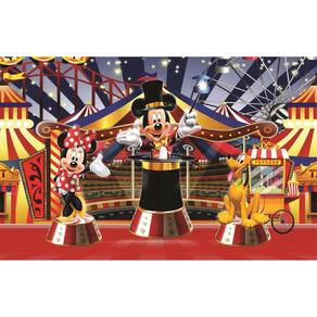 Fundo Fotográfico Em Tecido Circo Mickey 2,60X1,50