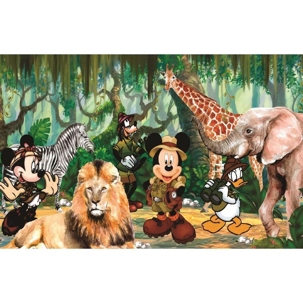 Fundo Fotográfico Em Tecido Safari Mickey 2,80X1,50