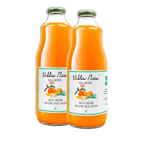 Kit 2X: Suco Tangerina Capim Cidreira Sem Açúcar Villa Piva