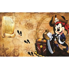 Fundo Fotográfico Em Tecido Mickey Pirata 2,80X1,50