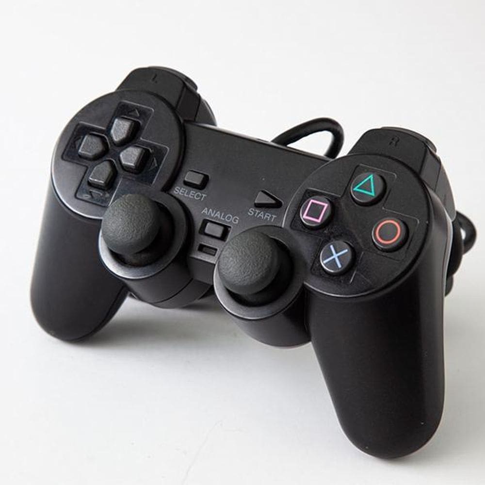 Controle De Vídeo Game Ps2 Dualshock Joystick Com Fio