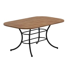 Mesa de Jantar 6 Lugares 1,60m 1547 Carraro Freijó com Preto