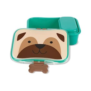 Kit Lanche Cachorro Pug Zoo Skip Hop de Alta Qualidade e Seguro