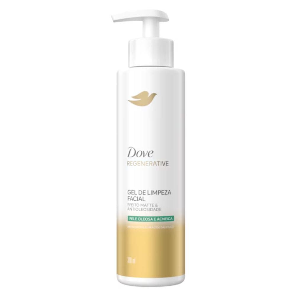 Gel De Limpeza Facial Dove Regenerative Efeito Matte & Antioleosidade 300ml