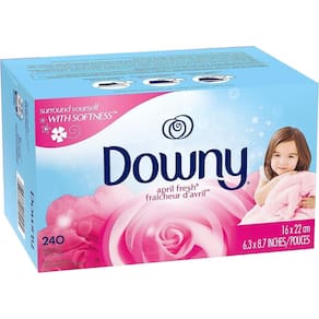 Downy April Fresh Lenço Amaciante Secadora De Roupa 240 Unid