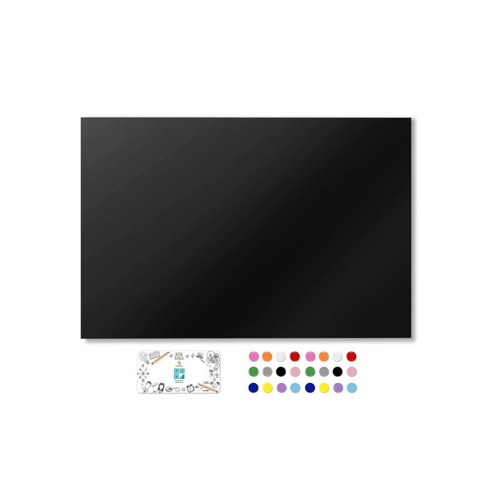 Painel 40X60 Para Fotos, Recados, Notas + 48 Imãs - Preto