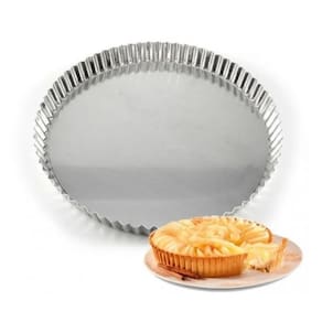 Kit 3 Formas modelo Torta Crespa com Fundo Falso / Removível - (24,28,30cm)