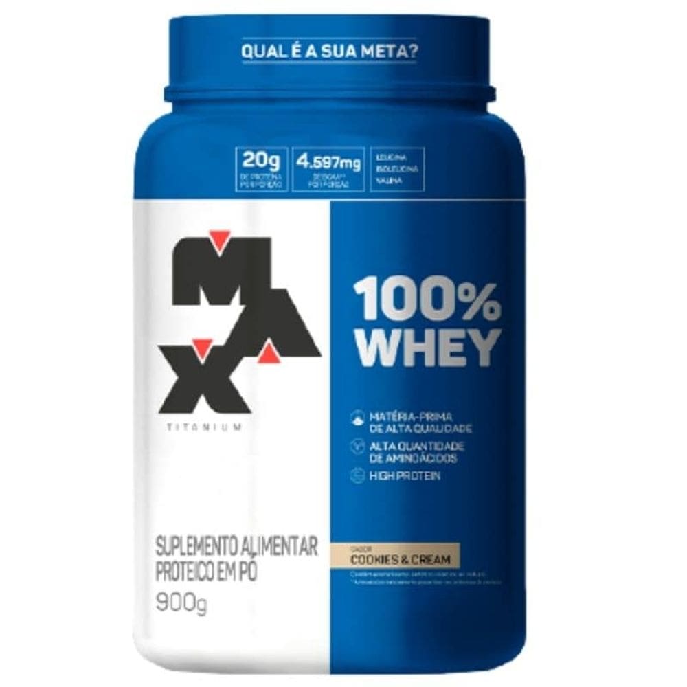 100% Whey (900g) Max Titanium