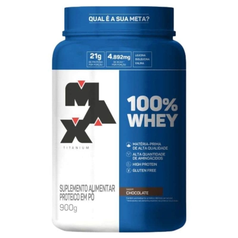 100% Whey (900g) Max Titanium