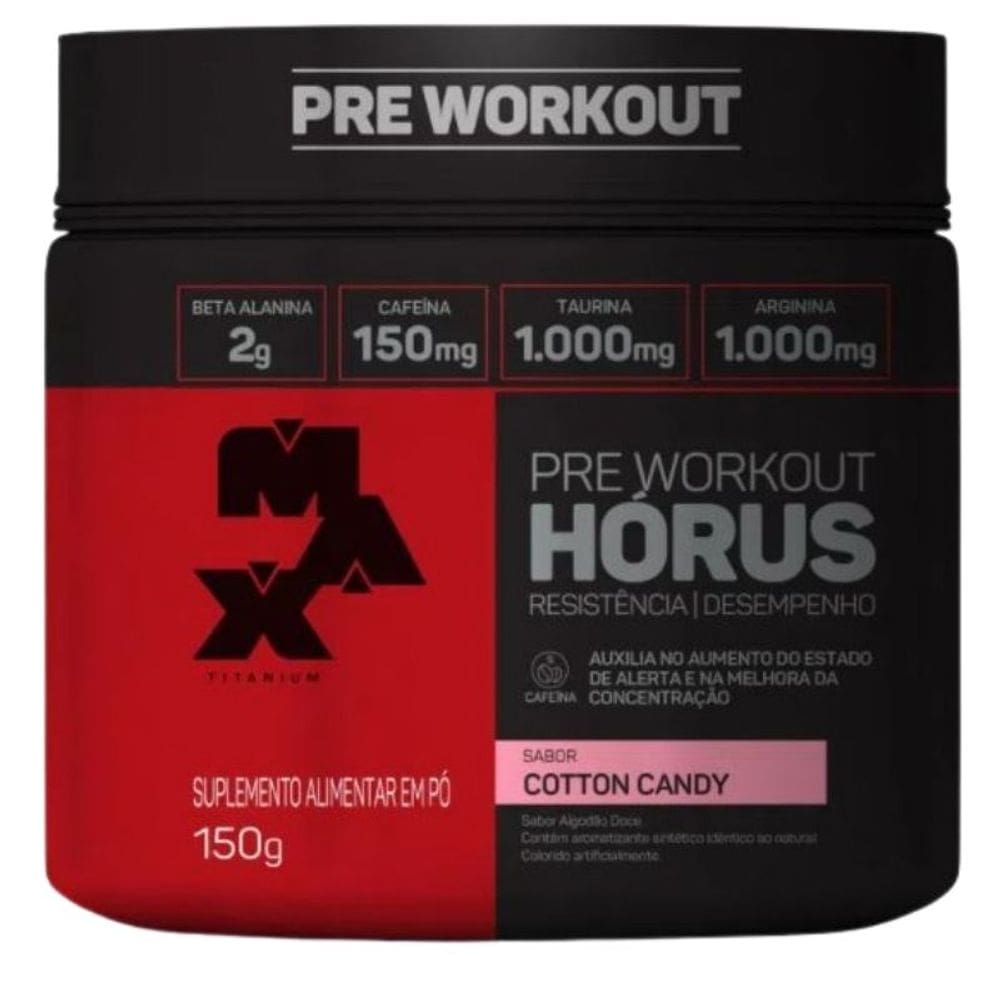 Horus - Pré Treino (150g) Max Titanium