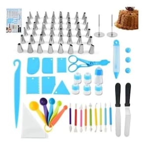 Kit Bicos E Acessórios Para Confeitaria 78 Peças