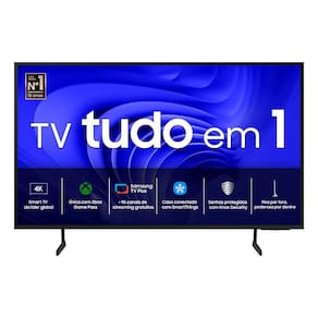Samsung Smart TV 43" UHD 4K 43DU7700 2024, Processador Crystal 4K, Gaming Hub, AI Energy Mode, Controle SolarCell, Alexa built in