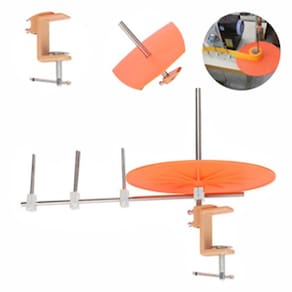 Suporte Rolo de Víes Prato 25cm Maquina Industrial Com Guia