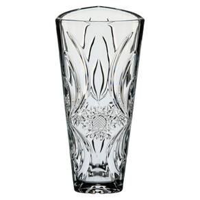 VASO DECORATIVO ENFEITE CASA TRIANGULAR HOME&CO ECO CRYSTAL 28x12x12cm TRANSPARENTE