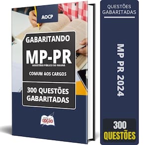Caderno Mp Pr 2024 Comum Aos Cargos 300 Questões Gabaritadas