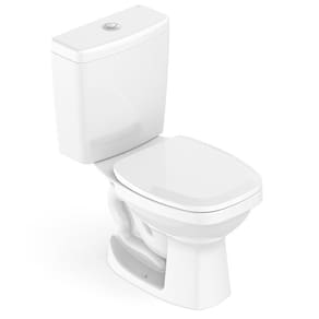 Kit 3 Vaso Sanitários com Caixa Acoplada e Assento Art Incepa Branco