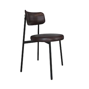 Cadeira Kyta Fixa com 4 Pés 50 X 44,7 X 83,8 Cm com 1 Unidade Café/Preto