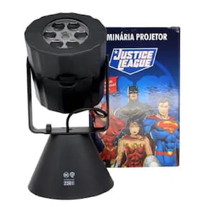 Luminária Projetor Liga da Justiça Logos DC