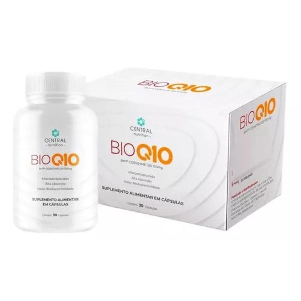 Bio Q10 Coenzima Q10 Central Nutrition 100Mg 30 Cápsulas