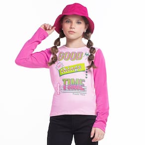 Blusa Juvenil Menina Manga Longa Good Things