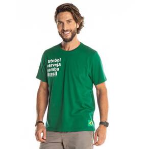 Camiseta do Brasil Futebol Cerveja Samba