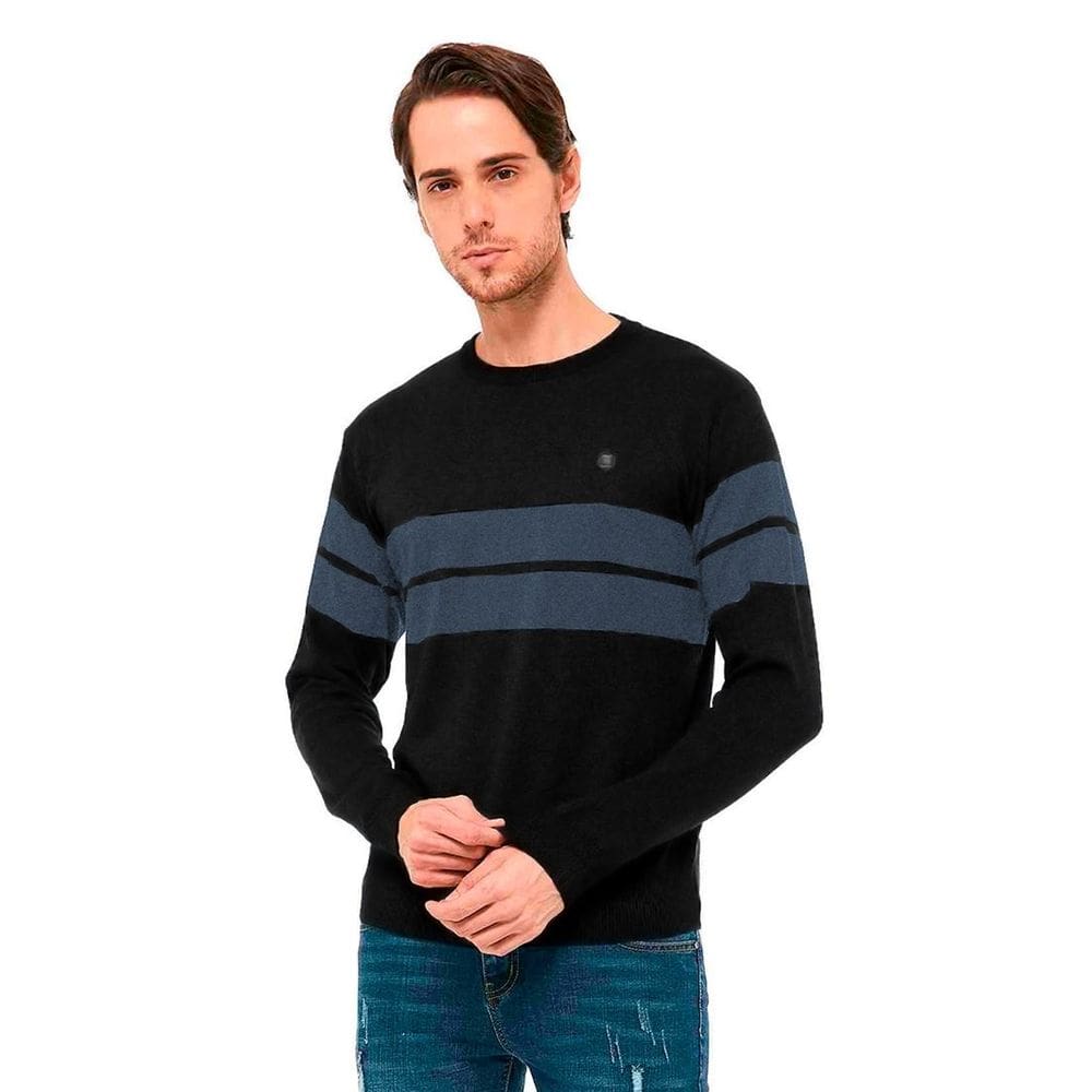 Suéter Masculino Red Nose Tricot Faixas