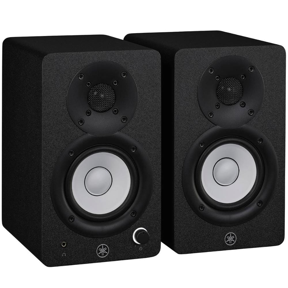 Par de Monitores de Estúdio Near Field Yamaha HS3 Bass-Reflex de 2 Vias Amplificador Classe D 110v Preto