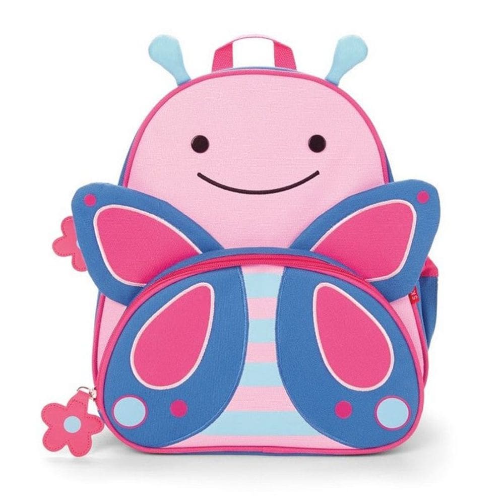 Mochila Infantil Borboleta Zoo Skip Hop Espaçoso e Forro Fácil de Limpar