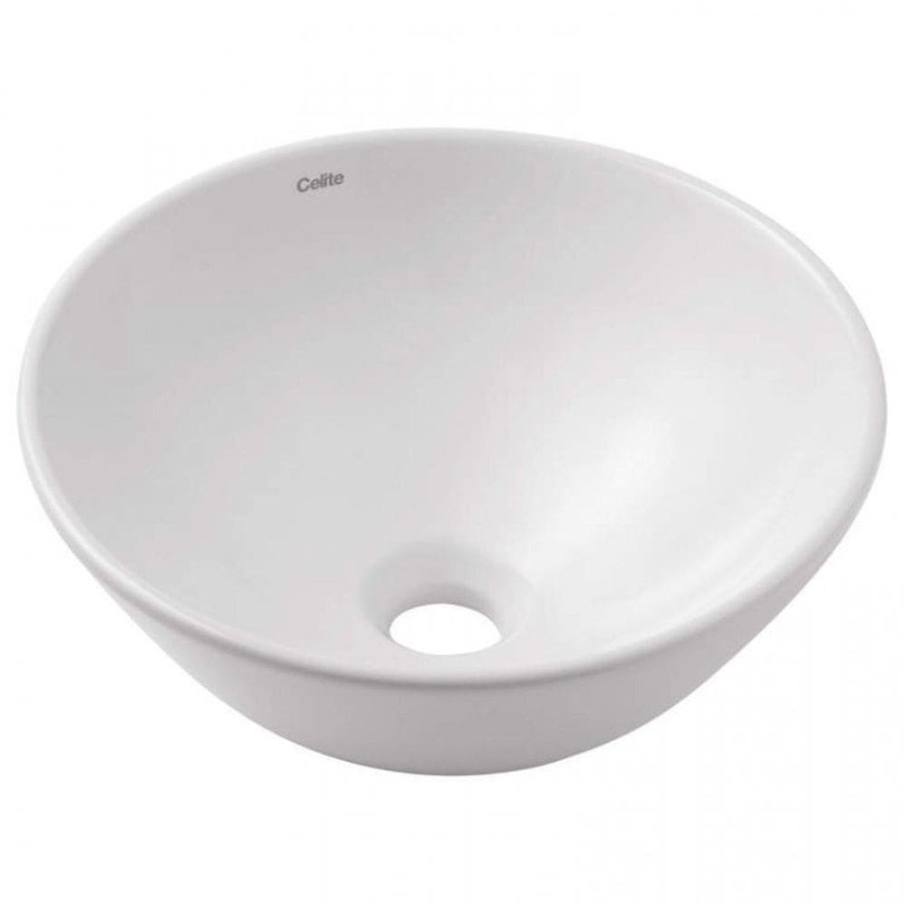 Kit 3 Cubas de Apoio 35cm sem Mesa Basic R1 Celite Branco