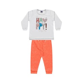 Conjunto Moletom Bebê Menina Happy Every Day