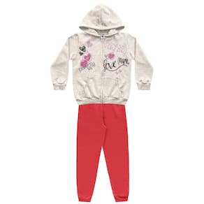 Conjunto Moletom Infantil Menina Love