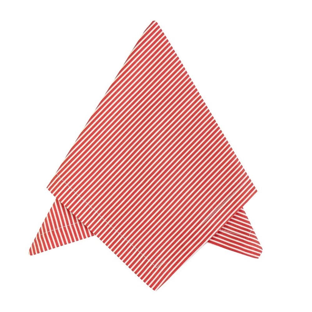 Guardanapo Listrado Vermelho