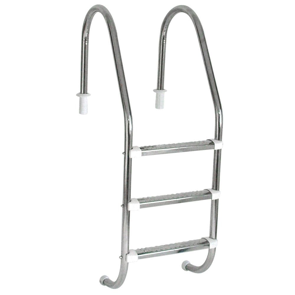 Escada para Piscina Tradicional 1 1/2” em Aço Inox 3 Degraus Anatômicos em Inox - Sodramar