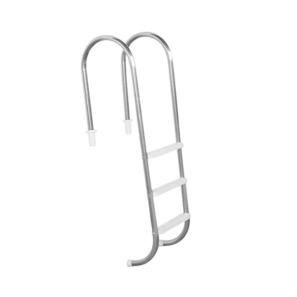 Escada para Piscina Marinheiro 1 1/2” em Aço Inox 3 Degraus Anatômicos em ABS - Sodramar