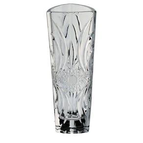 VASO DECORATIVO ENFEITE CASA TRIANGULAR HOME&CO ECO CRYSTAL 17x6x6cm TRANSPARENTE