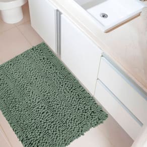 Tapete de Banheiro Antiderrapante Bolinha Microfibra