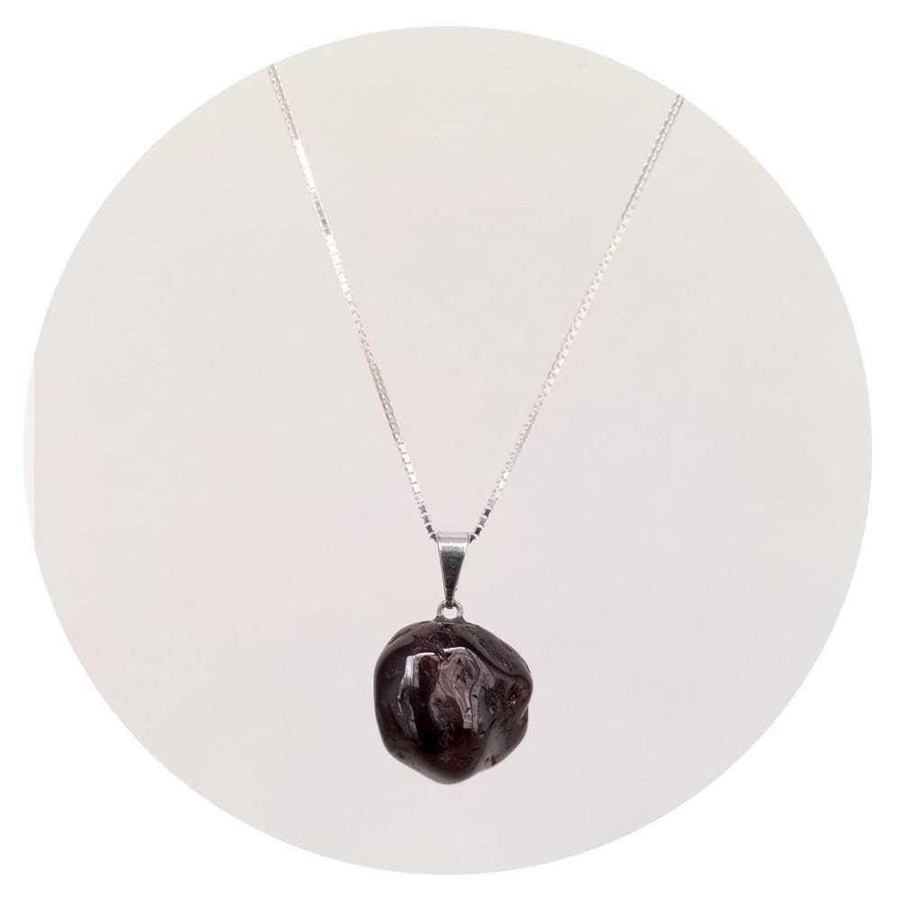 Colar 60Cm Prata 925 Granada Natural E Legítima - P. Vecchio