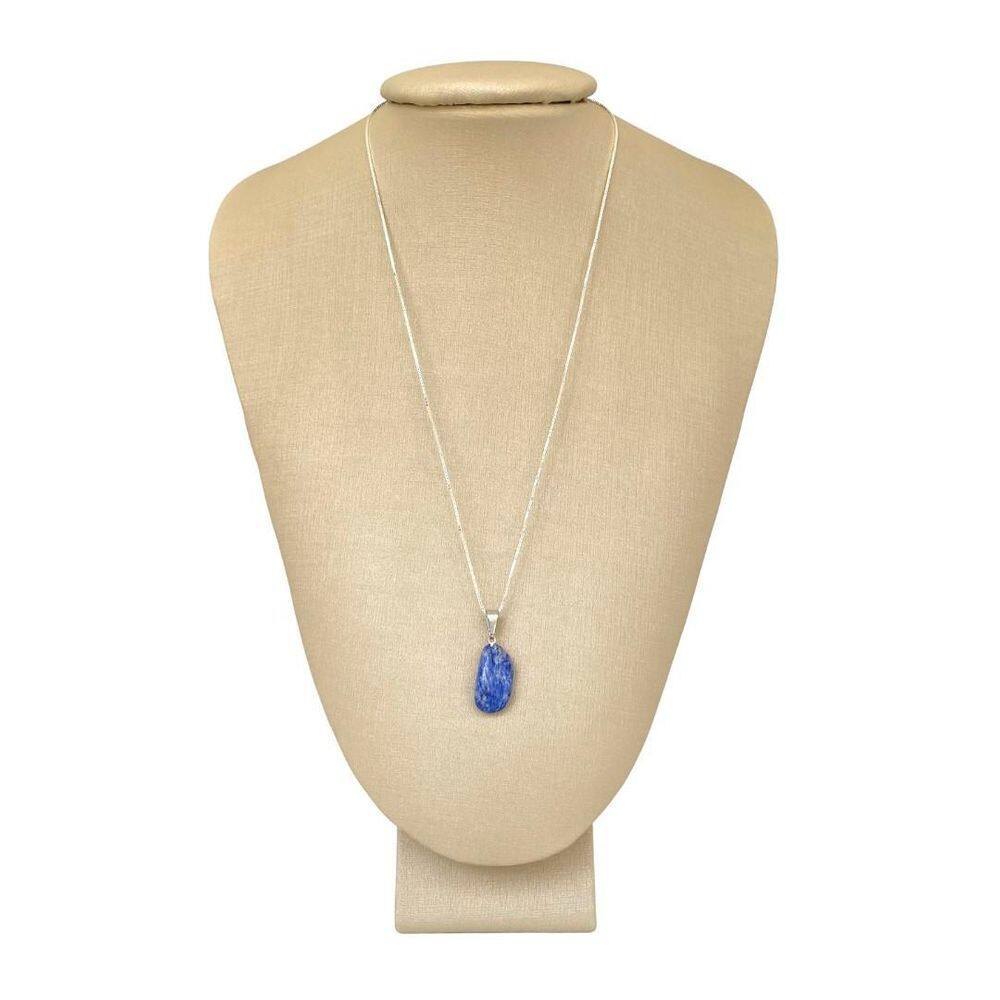 Colar 60Cm Prata 925 Lápis Lazuli Polida - Ponte Vecchio