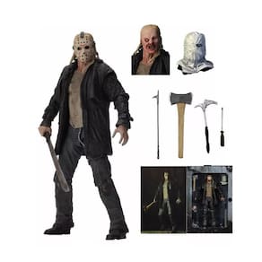 Action Figure Jason Voorhees Jaqueta Sexta-Feira 13 Articulado 18Cm