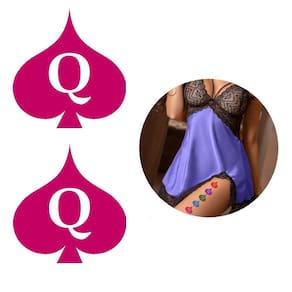 Tatuagem Temporária Hotwife Cores Modelos Rainha Copas