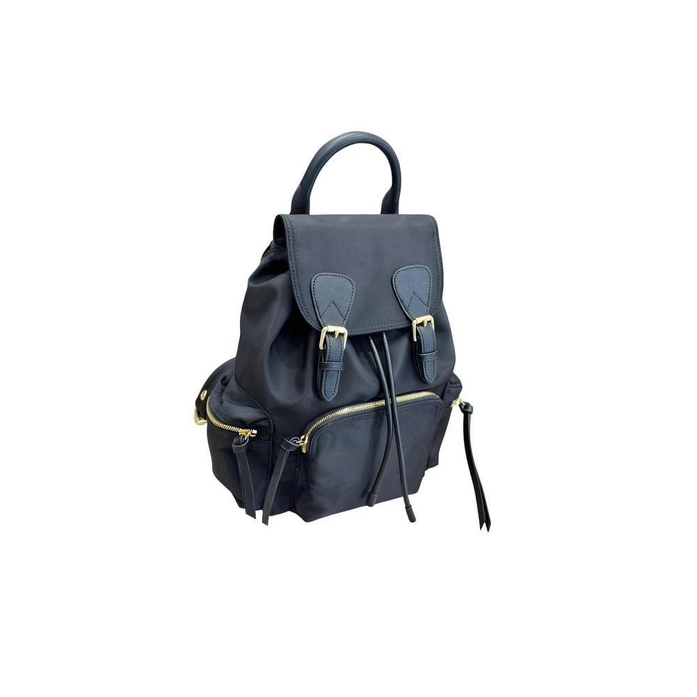 Mochila Feminina Pequena Nylon Anna Preta Jb801
