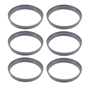 Kit 6 Porta Grelha Ralo Redondo Caxilho Cinza 150Mm Tigre