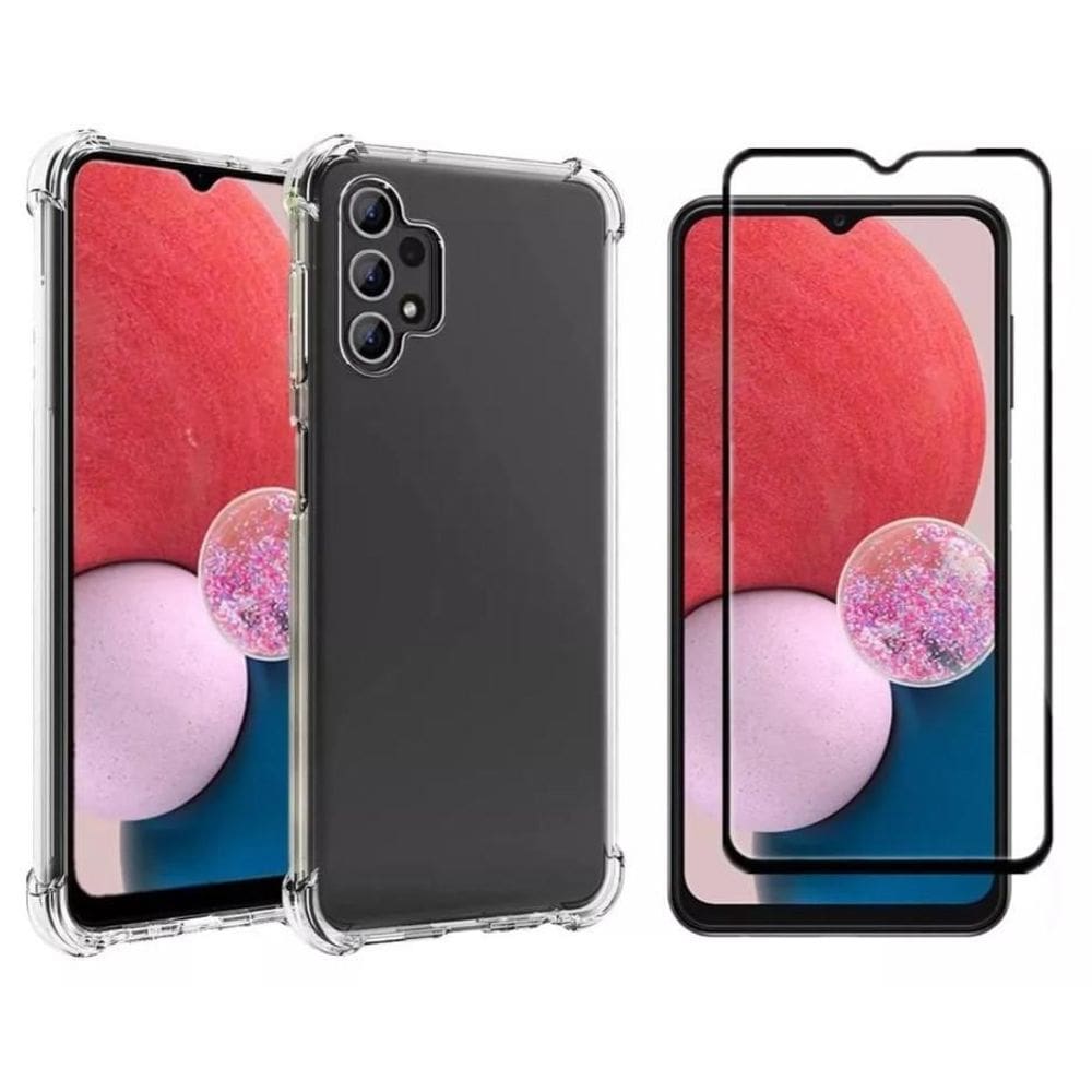 Kit Capa Anti-Impacto + Película 3D Para Galaxy A13