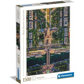 Puzzle 1500 Peças Vista Aérea De Paris - Clementoni Puzzle 1500 Peças Visa Aérea De Paris - Clementoni